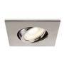 Pro zapuštěná svítidla - LA 1007186 UNIVERSAL DOWNLIGHT kryt pro downlight IP20, výkyvný, hranatý, hliník - BIG WHITE (SLV) - foto 3