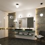 K zrcadlu - P 71074 Selection Bathroom LED nástěnné svítidlo Gove IP44 3000K 230V 5W černá mat/satén - PAULMANN - foto 3