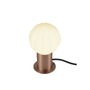 Stolní lampy dekorační - LA 1008113 VARYT Stolní lampa, kulatá, 1x max. 6W, E14, měď - BIG WHITE (SLV) - foto 3