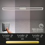 Hranatá - BRILO 3094-012 LED rám 110 cm 20W 1800lm hliník - BRILO - foto 3