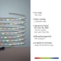 Na baterie - LD 19971-18 TEANIA SOL LED solární LED pásek 8 barevných módů pro venkovní použití IP44 zápich RGB - JUST LIGHT - foto 3