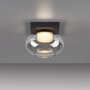 Dekorativní - LD 15474-18 Kolekce Schöner Wohnen stropní svítidlo SIA černá, kouřové sklo, stmívatelné, paměť, SimplyDim, 3000K - JUST LIGHT - foto 3