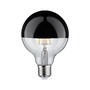 E27 - P 28677 LED Globe 6,5 W E27 zrcadlový svrchlík černý chrom teplá bílá stmívatelné - PAULMANN - foto 3