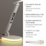 Stolní lampy pracovní - LD 11018-16 TINA LED stolní lampa bílá dotykový stmívač nabíjení telefonu bezdrátově i USB 3000-5000K - JUST LIGHT - foto 3