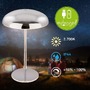 Stolní lampy dekorační - BRILO 7573018 BRILONER Caxa stolní lampa - 2,8W, 300lm, bezdrátová, IP44, LED, stmívatelná, dotykový vypínač, chrom 7573018 - foto 3