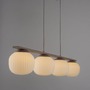 Podélná - LD 15179-39 LED závěsné svítidlo NAMI, písková barva, 4-ramenné, stmívatelné, opálové sklo, SimplyDim, 3000K - JUST LIGHT - foto 3