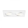 Hranatá - RED R12713 PASADENA GU10 SQ II zápustná bílá 230V GU10 2x50W - RED - DESIGN RENDL - foto 3