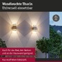 Nástěnná - P 71254 LED nástěnné svítidlo Tharin IP44 3000K 120x250mm 2x3,7W zlatá - PAULMANN - foto 3