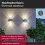 Nástěnná - P 71253 LED nástěnné svítidlo Tharin IP44 3000K 120x250mm 2x3,7W stříbrná - PAULMANN - foto 3
