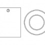 Downlight - RED R14212 MANTOVA I stropní bílá/perleťová zlatá  230V GU10 7W - RED - DESIGN RENDL - foto 3