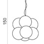 Koule - AZZ AZ2057 Aris 8 pendant (white) - AZZARDO - foto 3