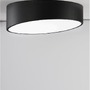 Kruhová - NV 9111361 Stropní svítidlo MAGGIO černý hliník matný bílý akrylový difuzor LED 60W 230V 3000K IP20 - NOVA LUCE - foto 3
