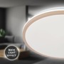 Kruhová - BRILO 3046011 Lana stropní svítidlo pr.28 cm - 15W, 1500lm, LED, přímé a nepřímé osvětlení, neutrální bílá, béžová - BRILO - foto 3