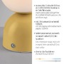 Stolní lampy dekorační - LD 19218-81 Kolekce Schöner Wohnen LED bateriové stolní svítidlo RUDI, inspirováno květy, USB, 3000-6000K - JUST LIGHT - foto 3
