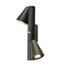 Nástěnná - LA 1008011 T-TUBE nástěnné svítidlo pro povrchovou montáž, GU10, dvojité, senzor, IP44, max. 10 W, černé - BIG WHITE (SLV) - foto 3