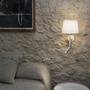 Dekorativní - FARO 20302-92 SAVOY nástěnná lampa, bílá, se čtecí lampičkou - FARO - foto 3