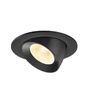 Kruhová - LA 1009721 NUMINOS® GIMBLE L Stropní vestavné svítidlo, 3000 K, 20°, IP20, kulaté, černé - BIG WHITE (SLV) - foto 3