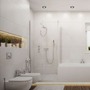 Kruhová - BRI 7057-435 LED vestavná svítidla 3ks sada, pr.8,6 cm, 3x LED, 3 W, 350 lm, černá - BRILONER - foto 3