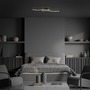 Dekorativní - BRILO 3718-025 LED nástěnné a stropní svítidlo, 80,5 cm, 12 W, 700 lm, černá - BRILO - foto 3