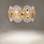 Dekorativní - M MOD007PL-08G Závěsné svítidlo Aster 8x40W zlatá sklo designové - MAYTONI - foto 3