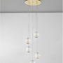 Vícečetná - NV 9695209 Závěsné svítidlo BRILLANTE zlatý hliník a akryl LED 21W 230V 3200K IP20 stmívatelné - NOVA LUCE - foto 3