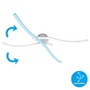 Dekorativní - BRI 3165-029 LED stropní svítidlo 78,2 cm 2x18W 1400lm hliník - BRILONER - foto 3