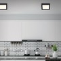 Hranatá - BRI 3466-415 LED stropní svítidlo, 22,5 cm, 16,5 W, černá - BRILONER - foto 3