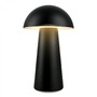 Stolní lampy dekorační - BRILO 7520015 Fungo Mini LED stolní lampička bezdrátová IP44, stmívatelné, dotykový vypínač, černá - BRILO - foto 3