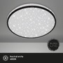 Kruhová - BRI 3456-215 LED stropní svítidlo hvězdné nebe, pr. 38 cm, 24 W, černá - BRILONER - foto 3