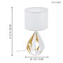 Stolní lampy dekorační - EG 43078 Stolní svítidlo CARLTON 5 43078 - EGLO - foto 3