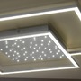 Hranatá - PN 6024-55 YUKI LED stropní svítidlo, barva ocel, dálkový ovladač, stmívatelné, CCT 2700-5000K - PAUL NEUHAUS - foto 3