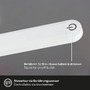 Stojací lampy - BRILO 1472016 LED stojací svítidlo, 126,5 cm, LED modul, 6W, 600lm, bílé - BRILO - foto 3