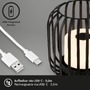 Na stůl - BRILO 7479015 LED nabíjecí stolní lampa, 13 cm, 2W, 150lm černá-zlatá - BRILONER - foto 3