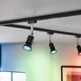 GU10/GZ10 - P 29153 Standard 230V Smart Home Zigbee 3.0 LED reflektor GU10 3x4,8W RGBW+ stmívatelné černá mat - PAULMANN - foto 3