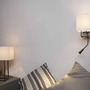 Stolní lampy dekorační - FARO 29985 VESPER hnědá a béžová stolní lampa - FARO - foto 3