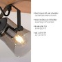 Bodová - LD 11448-79 GREEN LANG LED stropní svítidlo 2 ramenné přírodní dřevo dub nastavitelné - LEUCHTEN DIREKT / JUST LIGHT - foto 3