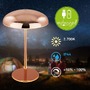 Stolní lampy dekorační - BRILO 7573013 Caxa stolní lampa - 2,8W, 300lm, bezdrátová, IP44, LED, stmívatelná, dotykový vypínač, měď - BRILO - foto 3
