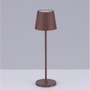 Na baterie - NV 9223403 Venkovní stolní lampa SEINA hnědý hliník a akryl LED 2W 2700K 5V DC IP54 vypínač na těle nabíjecí s PG základnou nebo USB C kabelem - NOVA LUCE - foto 3
