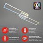 Hranatá - BRILO 3538-019 CCT LED stropní svítidlo, 110 cm, 40 W, 5200 lm, hliník - BRILO - foto 3