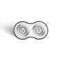 Downlight - RED R12683 MILANO II stropní matná černá česaný hliník 230V GU10 2x35W - RED - DESIGN RENDL - foto 3