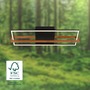 Hranatá - BRILO 3777015 LED stropní svítidlo, 73,5 cm, 22W, 2200lm černá - BRILONER - foto 3