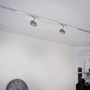 Svítidla - P 95593 URail LED lištový spot 3-krokové-stmívatelné Circle 5W 4000K stmívatelné 230V matný chrom - PAULMANN - foto 3