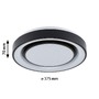 Kruhová - P 70544 LED stropní svítidlo Rainbow efekt duhy RGBW 230V 22W černá/bílá - PAULMANN - foto 3