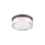 Kruhová - LA 1010210 CYFT XL Přisazené nástěnné a stropní svítidlo, 2700/3000/4000 K, 15 W, PHASE, 125°, IP65 černá / čirá - BIG WHITE (SLV) - foto 3