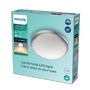 Kruhová - PH 8718699758820 LED Koupelnové stropní přisazené svítidlo Philips DORIS CL257 8718699758820 6W 600lm 2700K IP44 22cm niklové - PHILIPS (929002367501) - foto 3