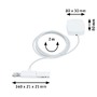 Lišty a příslušenství - P 95645 URail napájecí kabel 2m max. 1000W bílá - PAULMANN - foto 3