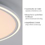 Kruhová - LD 14883-16 BEDGING LED stropní svítidlo bílé kruhové ovládání vypínačem teplá bílá paměťová funkce 3000K - LEUCHTEN DIREKT / JUST LIGHT - foto 3