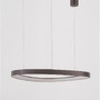 Kruhová - NV 9053553 Závěsné svítidlo ESTEVA kávově hnědý hliník a akryl LED 48W 230V 3000K IP20 stmívatelné - NOVA LUCE - foto 3