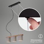 Podélná - BRI 4075-034 Závěsné svítidlo, 65 cm, max. 25 W, šedá - BRILONER - foto 3