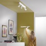 Bodová - FAN LED-ORIENTED-4-BCO Nástěnné svítidlo LED ORIENTED bílá 3 x GU10 + LED 8 W 1180 lm CCT 70 x 18 x 3 cm - FANEUROPE - foto 3